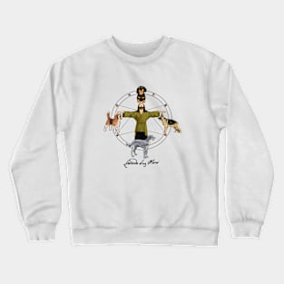 leonardo dogvinci Crewneck Sweatshirt